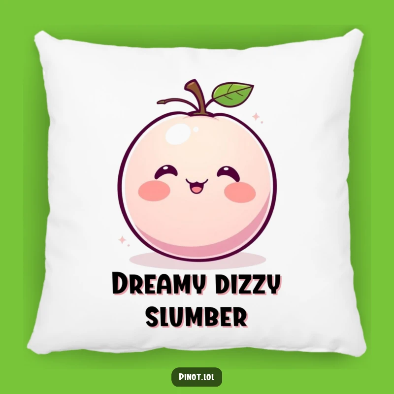 Funny Plum Pillow: Cozy Giggle Comfort, Blushing Accent, Sweet Funny Gift