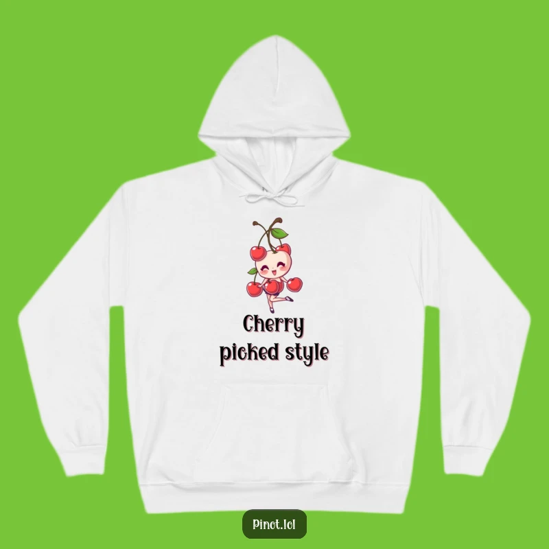 Funny Giggling Cherries Hoodie: Cozy Up with a Balanced Berry Buddy!