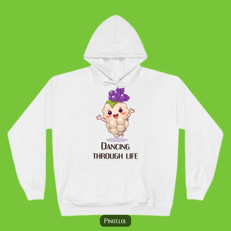 Funny Grape Hoodie: Cozy Dance, Cheerful Fruit, Warm and Hilarious Funny Gift