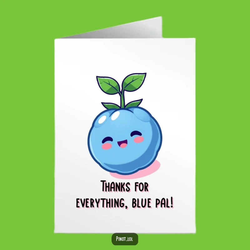 Free Printable Dizzy Berry Thank You Card: Cute & Funny Downloadable Gift