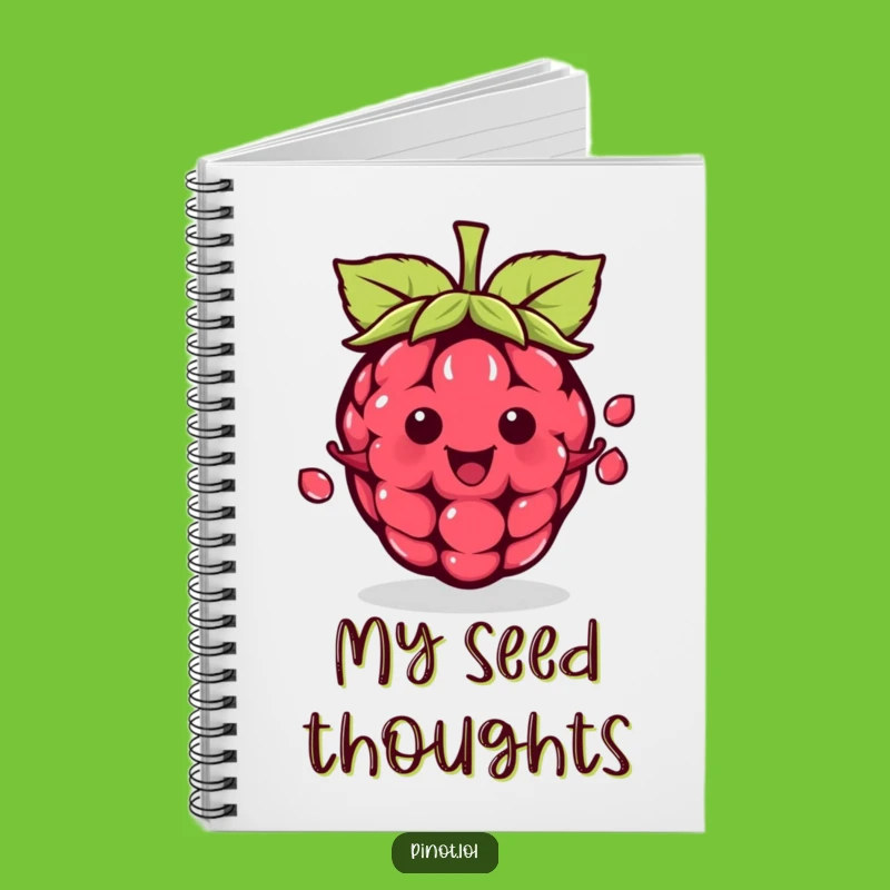 Funny Kawaii Raspberry Juggling Notebook - Jot Down Talented Ideas & Funny Gift