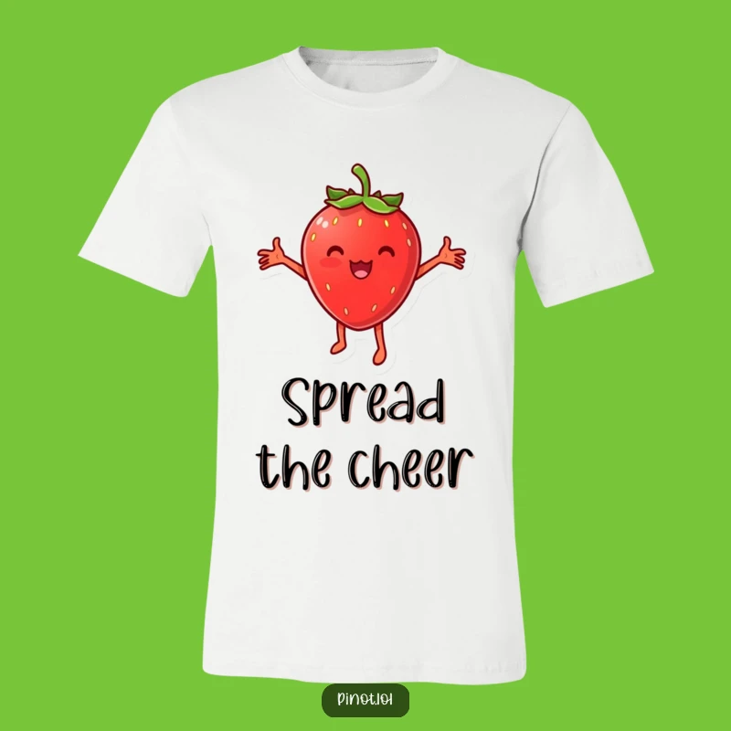 Funny Cheesy Strawberry T-Shirt: Wear Your Joy, Hilarious Berry Gift!