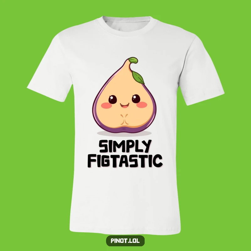Funny Fig Wobble T-Shirt: Juicy Smile, Joyful Fruit, Hilarious Tee